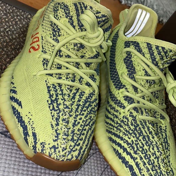 Previously worn Yeezys